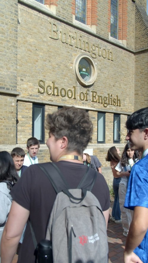 Students Outside Burlington