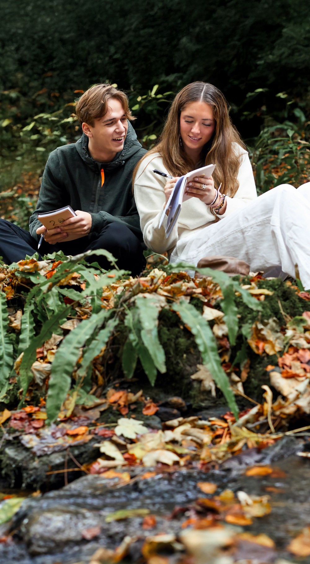 Students Learning Outside