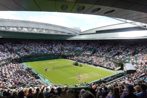 Elena Rybakina X Elise Mertens At The  Wimbledon Championships